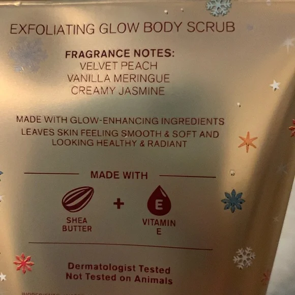 Bath & Body Works Hope - Winter Peach Marshmallow exfoliating glow body scrub 🍑 - Picture 2 of 2
